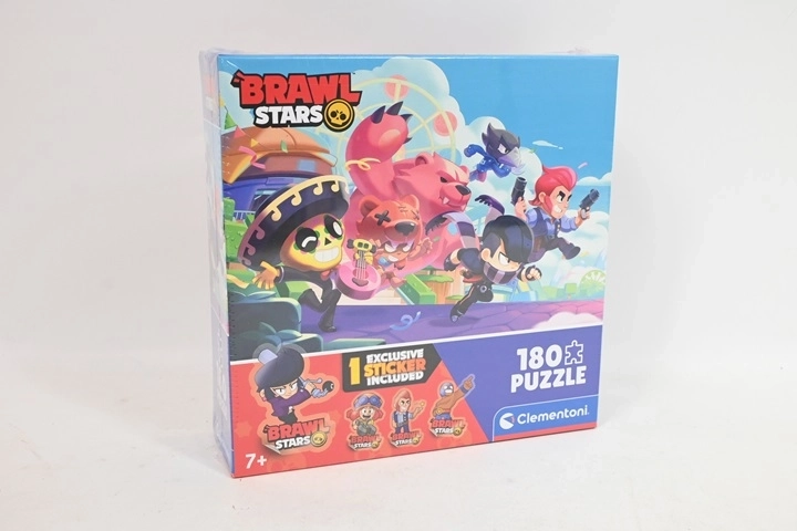 Puzzle dziecięce Clementoni Brawl Stars 180 elementów w kwadratowym pudełku