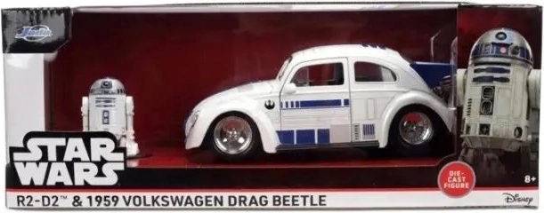 Jada Star Wars VW Drag Beetle R2-D2 1:24 z figurką