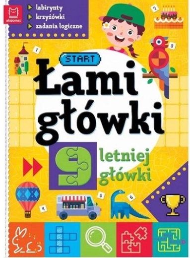 Aksjomat Łamigłówki dla 9-latków: labirynty i krzyżówki