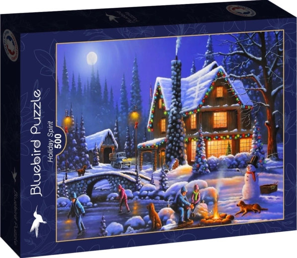 Puzzle Bluebird Świąteczny duch 500 elementów