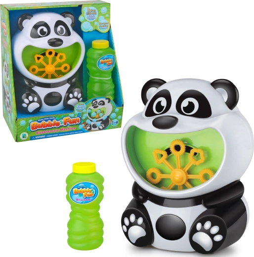 Bubble Fun duża maszynka do baniek Panda z płynem 236 ml