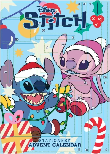 Papierowy kalendarz adwentowy Lilo i Stitch