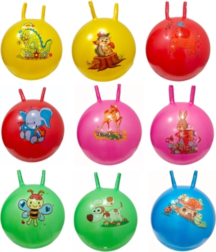 Skacząca piłka z uchwytami 45 cm