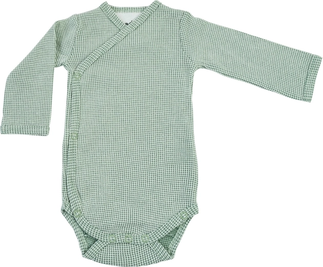 Lodger dziecięce hydrofilowe body z długim rękawem ciumbelle peppermint (rozm. 80)