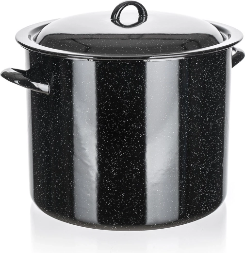Emaliowany garnek z pokrywką 28 cm, 14 l