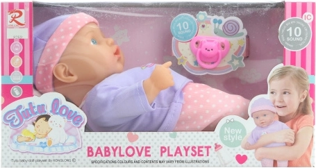 Bobas ze dźwiękami i miękkim ciałkiem, 27 cm