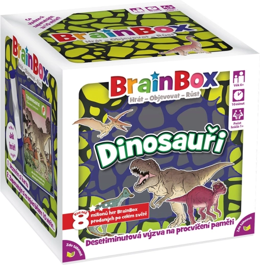BrainBox Dinozaury – pamięciowa gra karciana
