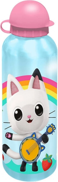 Aluminiowa butelka na wodę 500 ml Gabby's Dollhouse, niebieska – KiDS Licensing