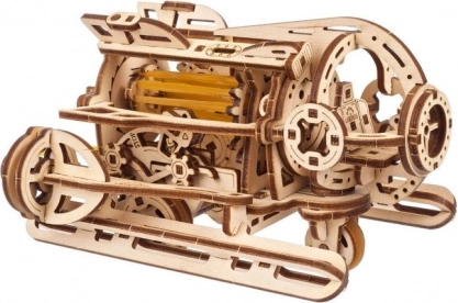 Drewniane mechaniczne puzzle 3D Steampunkowa łódź podwodna