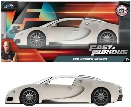 Jada model Bugatti Veyron 2011 z serii Szybcy i wściekli w skali 1:24