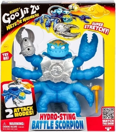 Goo Jit Zu Hydro-sting Battle scorpion – super elastyczna figurka akcji - 1 szt.
