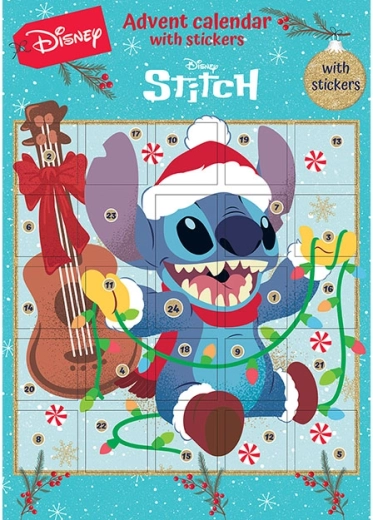 Kalendarz adwentowy z naklejkami Lilo & Stitch