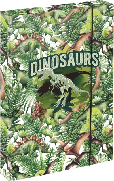 Baagl teczka na zeszyty szkolne A4 Jumbo dinozaur