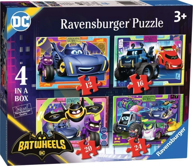 Puzzle Batwheels od Ravensburger, 4w1