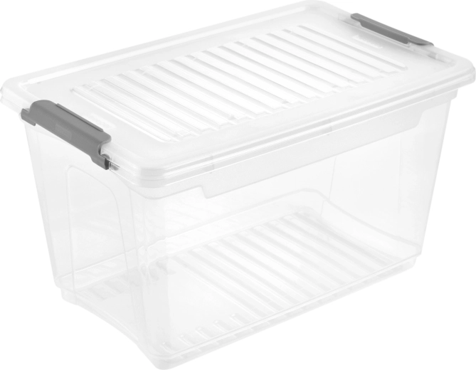 Plastikowy pojemnik do przechowywania z pokrywką Leonie 5,4 l