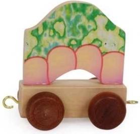 Small Foot wagonik alfabetowy – smocze ciało