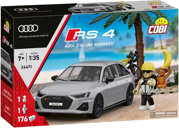 Zestaw konstrukcyjny COBI Audi RS4 Cycling Madness w skali 1:35