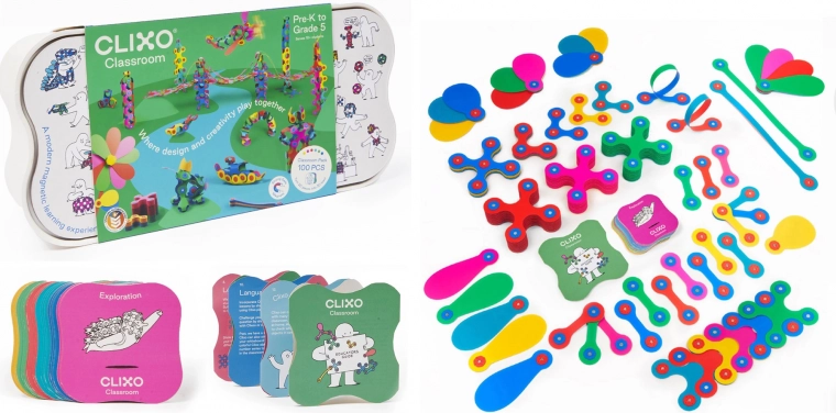 Clixo Classroom magnetyczna konstrukcja 100 elementów