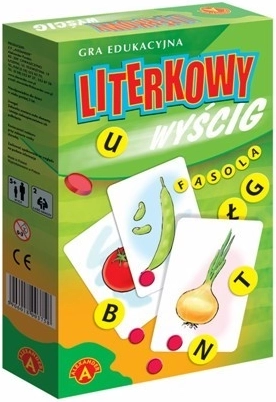 Mini wyścigowa gra z literami