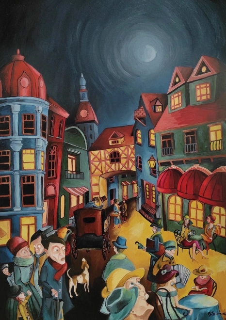 Puzzle wieczorny zgiełk 1000 elementów