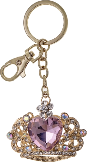 Brelok do kluczy złota korona dla dzieci