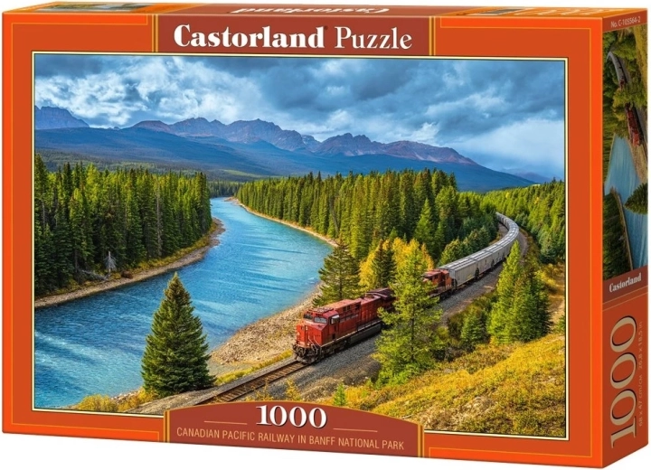 Puzzle Castorland Kanadyjska Kolej Pacyficzna w Parku Narodowym Banff 1000 elementów