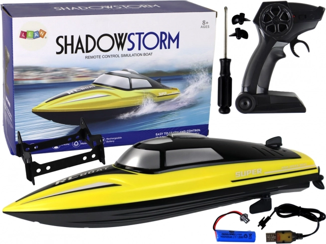 Motorówka R/C 2.4G żółta