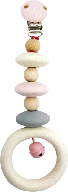 Klamra do wózka różowa