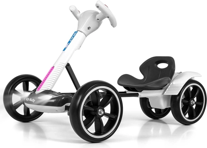 Elektryczny gokart dziecięcy Milly Mally Bolt biały