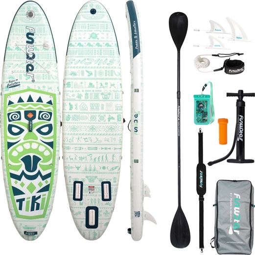 Funwater nadmuchiwany paddleboard Tiki 320 cm zielony