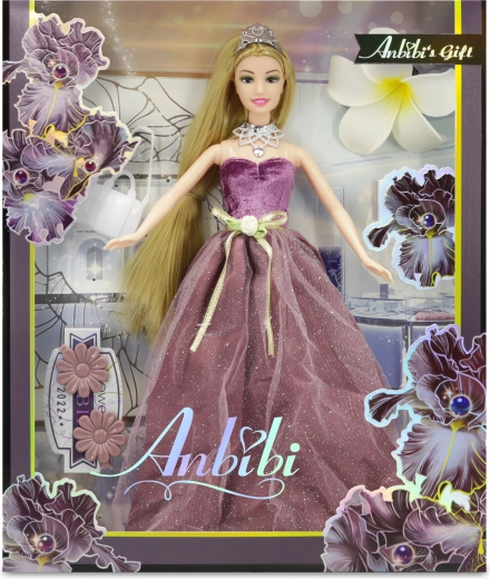 Anbibi kwiatowa lalka Raduška 28 cm