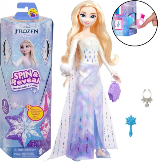 Disney Frozen Spin & Reveal – lalka Elsa z niespodzianką