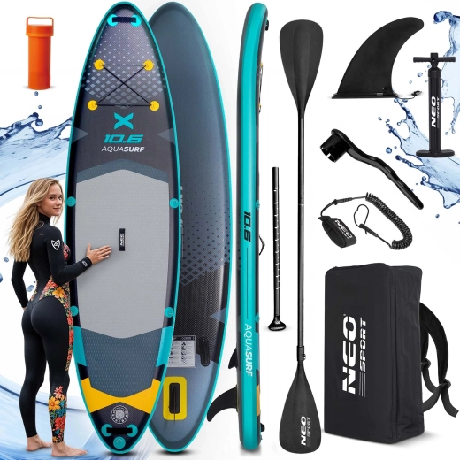 Nadmuchiwany paddleboard Aquasurf 10’6 (320 × 84 × 15 cm)