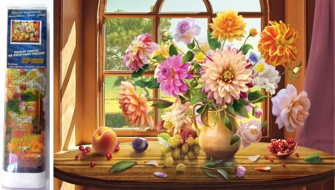 Norimpex diamentowe malowanie Letni bukiet 30x40 cm