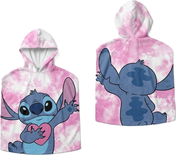 Poncho dziecięce z kapturem Disney Lilo i Stitch