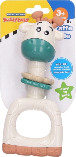 Piszczałka-grzechotka żyrafa 16 cm