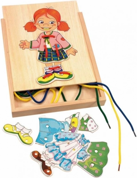 Gra sznurowania Monika