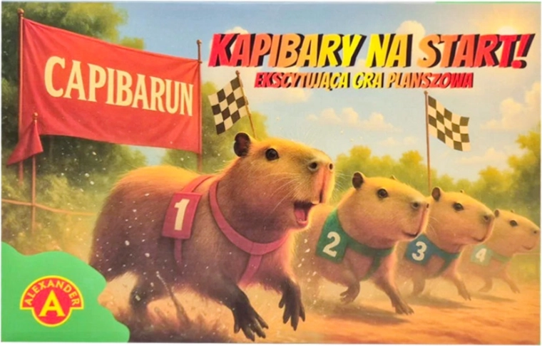 Rodzinna gra planszowa Kapibary na start