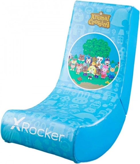 Dziecięcy podłogowy fotel gamingowy X Rocker Animal Crossing
