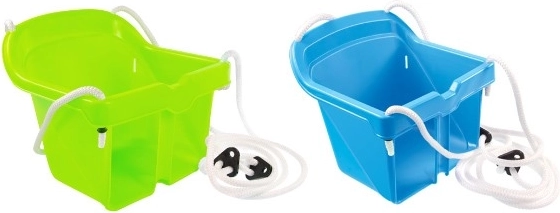 Huśtawka dla najmłodszych pastelowy niebieski MOCHTOYS