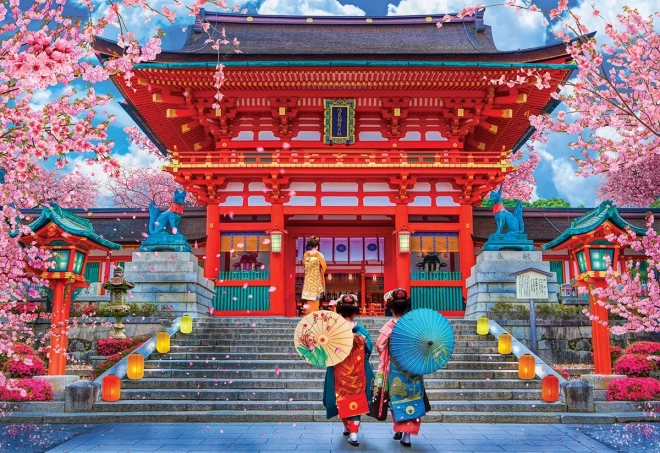 Puzzle Wiosenna Sakura 1000 elementów EUROGRAPHICS