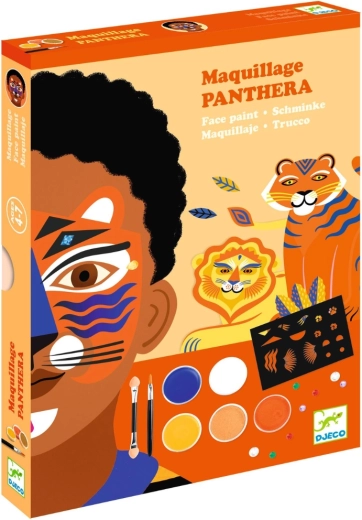 DJECO kreatywny zestaw do malowania twarzy – dżungla