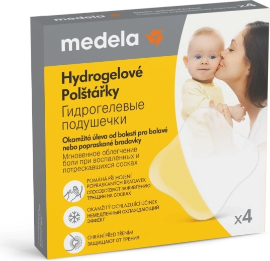Hydrożelowe płatki na brodawki MEDELA 4 szt.