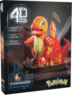 Model 3D 4D Build Pokémon Charmander