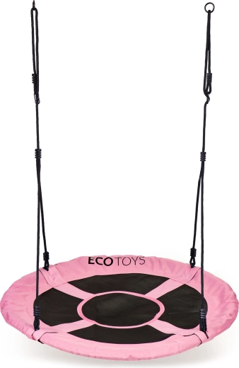 Huśtawka ogrodowa bocianie gniazdo 100 cm Pink ECOTOYS