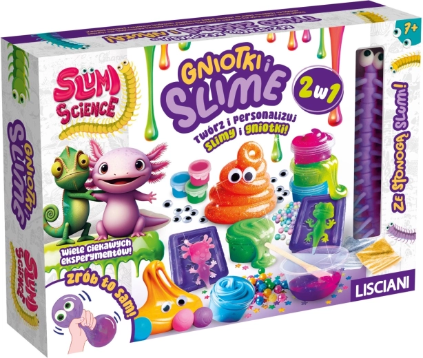 Zestaw kreatywny Slumi Squish i Slime 2 w 1