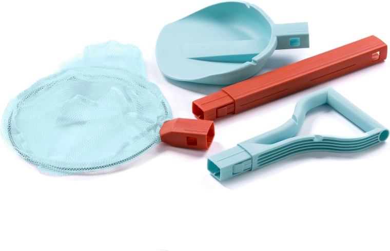 Schildkröt plażowy zestaw 2w1 z łopatką i siatką