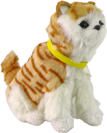 Interaktywny pluszowy kocurek z ruchem głowy i ogona