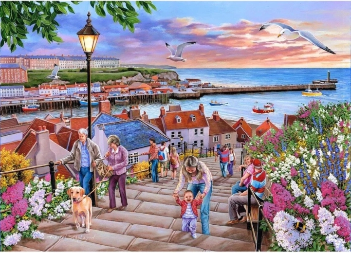 Puzzle House of Puzzles 199 schodów w Whitby 1000 elementów