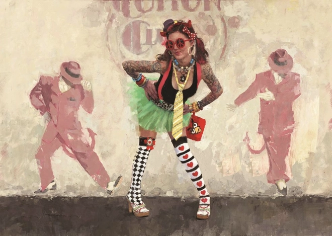 Puzzle Anioł z diabłem w ciele - 1000 elementów